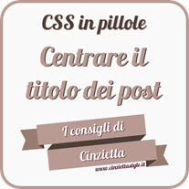 centrare titolo post centrare titolo post
