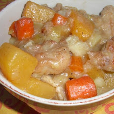 Rutabaga and Chicken Stew