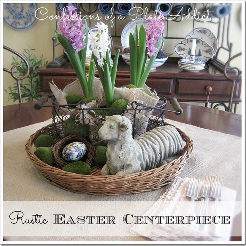 Simple and Rustic...My Easter Centerpiece