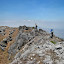 Gil and guide on the way to the highest point