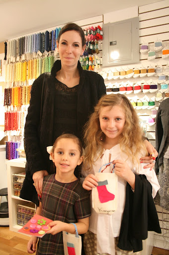 Jill Kargman came with her girls. Here are just a few of the projects they made.