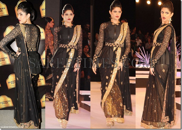 Deeksha_Seth_Black_Neeta_Lulla_Saree
