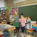 Schrijfster Hilde Vandermeeren op bezoek in 3B