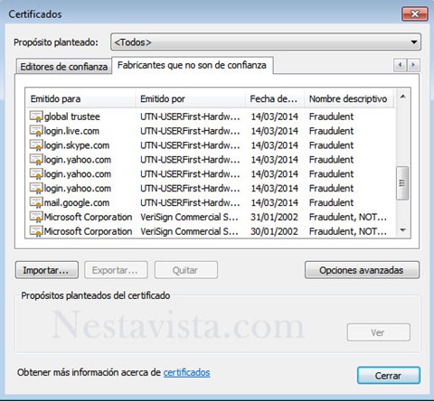 fabricantes no confiables fabricantes no confiables