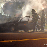 Friday evening, the driver of a compact vehicle was driving north on Business 80 when flames started to errupt from the engine compartment of her vehicle. She exicted the freeway and was able to park and safely exit the vehicle on H Street between 30th St and Alhambra. Sac City Firefighters responded and extinguished the blaze quickly. New_111118_VehicleFire