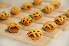 Peter also made these mini apple pies for the wedding's desert.