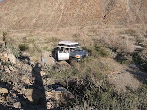We decided to camp here.