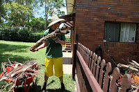 Relocating the pile over the fence