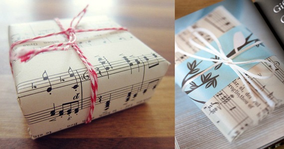 Caixas para presente: Partituras e Notas musicais Caixas para presente: Partituras e Notas musicais