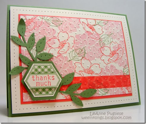 LeAnne Pugliese WeeInklings Paper Players 185 Fabulous Florets Six Sided Sampler Stampin Up