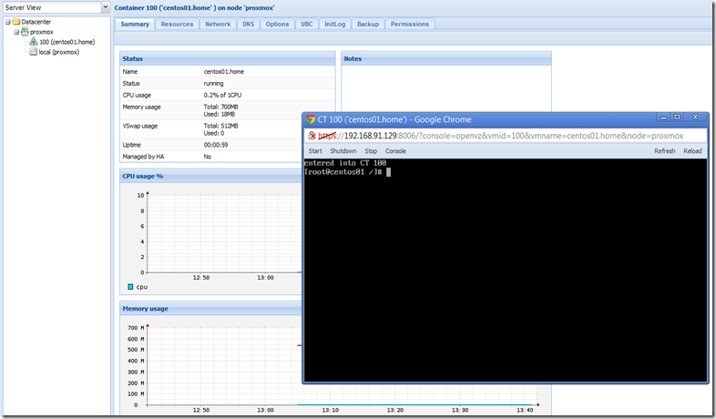 proxmoxconsole