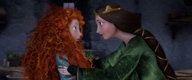 "BRAVE" (L-R) MERIDA and QUEEN ELINOR. ©2012 Disney/Pixar. All Rights Reserved.