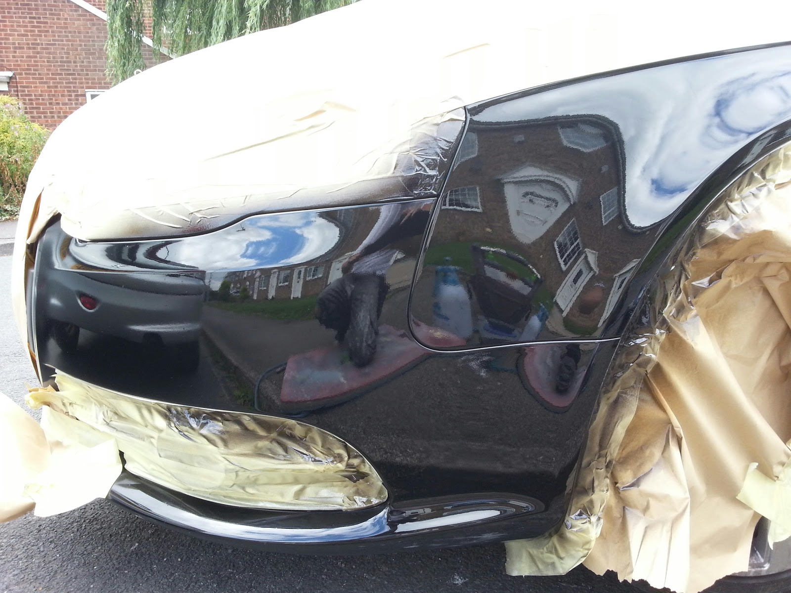 Mobile Car Scratch Dent Repair in Bradford Audi bumper and wing respray