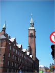 Tower of town hall in Copenhagen