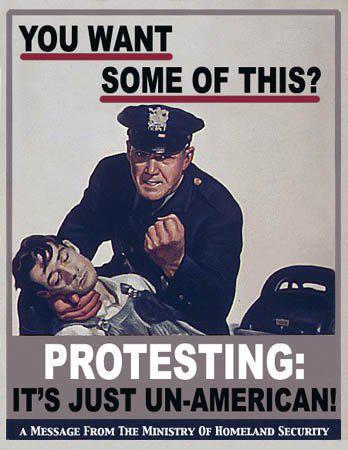 protesting is un-american