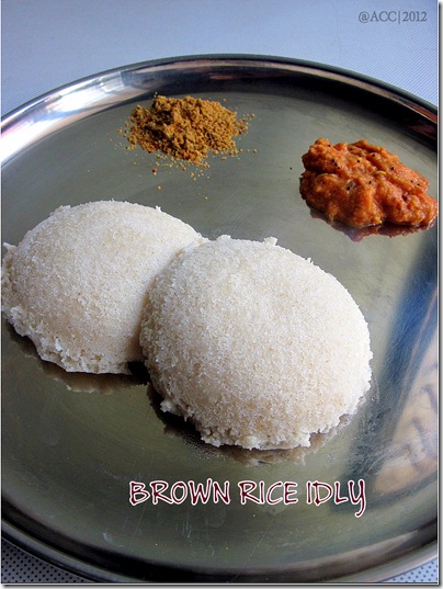BROWN RICE IDLY