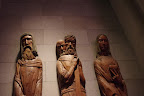 These wooden statues were giving me a nasty look...