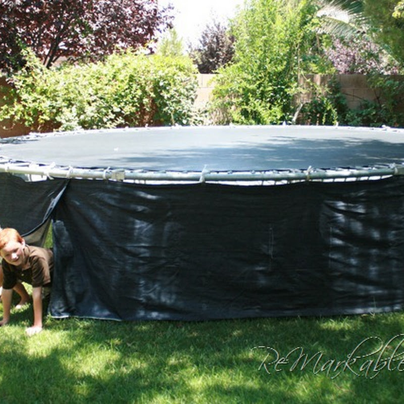ReMarkable Home: TRAMPOLINE FORT {Sewing}