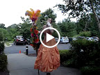 Prom Dress on stilts