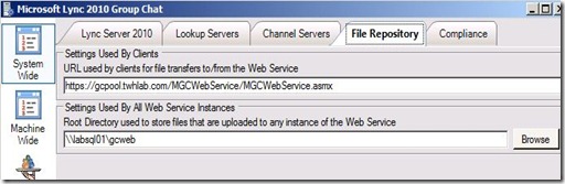 Lync GC Fed - web url Lync GC Fed - web url