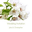 Cherry Blossom - JPGS 2 Folded Invitation