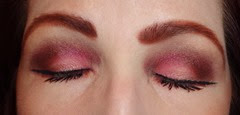 wearing Too Faced Pardon My French Collection Look2_eyes closed wearing Too Faced Pardon My French Collection Look2_eyes closed