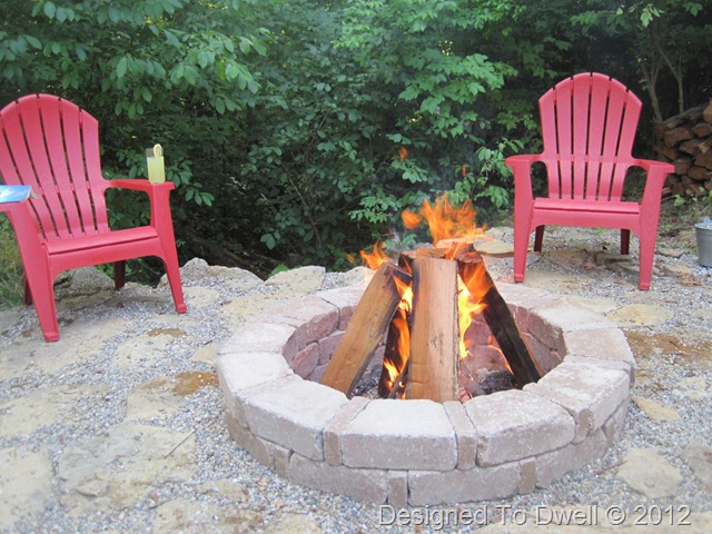 Designed To Dwell: Creating an Outdoor Fire Pit
