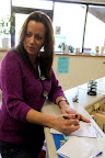 Dr. Jean Quaintance performed minor surgery on Francesca to aid healing.