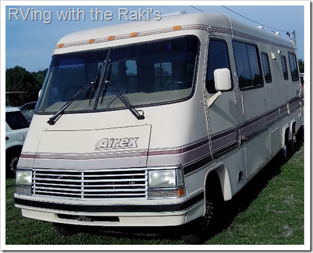 A peek into our 30 foot long 1990 Airex motorhome, where we will be living with our three children.  RVing with the Raki's.