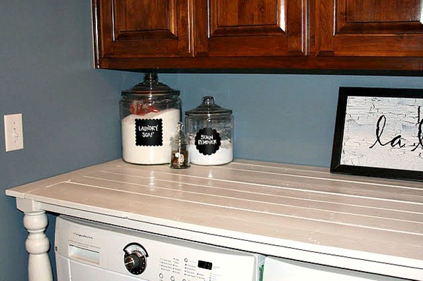 DIY laundry room table