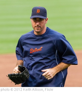 'Justin Verlander' photo (c) 2012, Keith Allison - license: http://creativecommons.org/licenses/by-sa/2.0/
