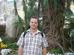 Me at the Bellagio Conservatory and Botanical Garden.