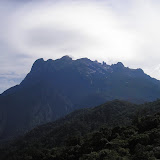 The huge mountain of Kinabalu seen from near the Park entrance (Daniel Quinn, July 2011)