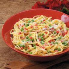 Light Linguine Carbonara