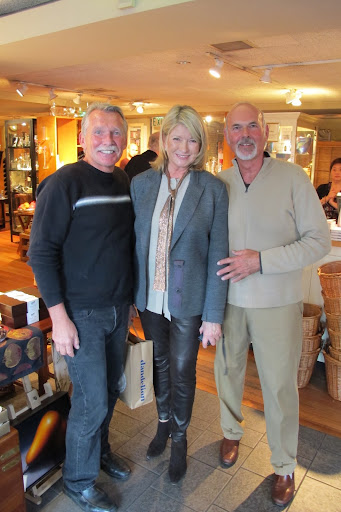 Here is Martha with Steve Fletcher and Carl Croft the owners of Dandelion.