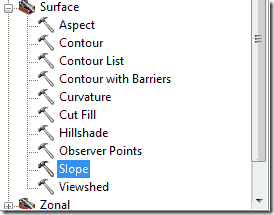 arctoolbox slope arctoolbox slope