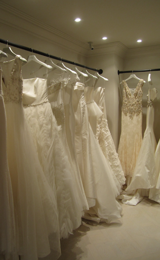 Gowns galore! In the shop's bridal suite, all the dresses from the pair's latest collection—as well as some classics—will be stocked. Gowns galore! In the shop's bridal suite, all the dresses from the pair's latest collection—as well as some classics—will be stocked.