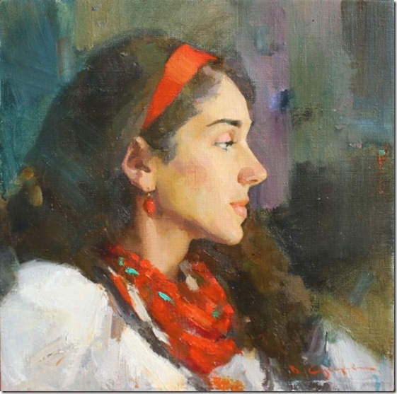 Portrait of Maria-Vadim-Suvorov-ENKAUSTIKOS Portrait of Maria-Vadim-Suvorov-ENKAUSTIKOS