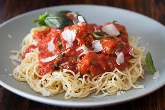 Hướng dẫn làm món mỳ spaghetti thịt gà viên