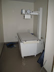 I was taken into this cold looking room with this strange white table.  I was scared.  Lou told me not to worry.