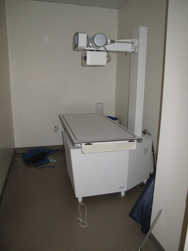 I was taken into this cold looking room with this strange white table.  I was scared.  Lou told me not to worry.