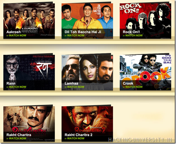 Watch HD Bollywood Movies Online @ Yahoo !