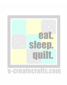 Eat. Sleep. Quilt. Printable {gray version} Eat. Sleep. Quilt. Printable {gray version}