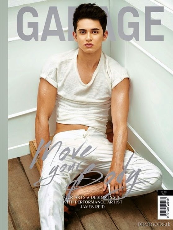James Reid Garage Magazine cover October 2014