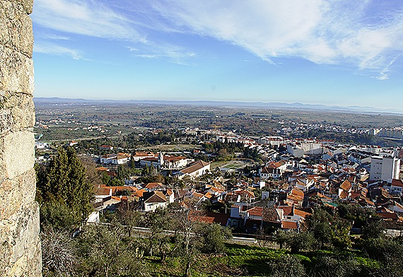 Castelo Branco - vista de CB a partir da muralha do Castelo