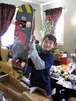 Kai on Christmas morning