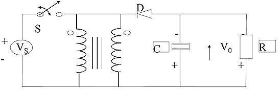 Inductor L may be produced by 2 windings in parallel on same core