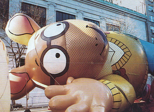 Arthur, from the books and television series, joined the parade; he will stand sixty-eight feel tall. Arthur, from the books and television series, joined the parade; he will stand sixty-eight feel tall.