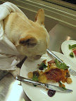 Time to chow down - but what's with the knife and fork?