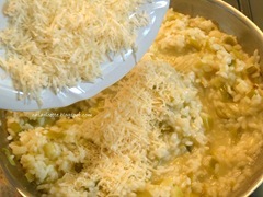risotto ai porri, formaggio risotto ai porri, formaggio